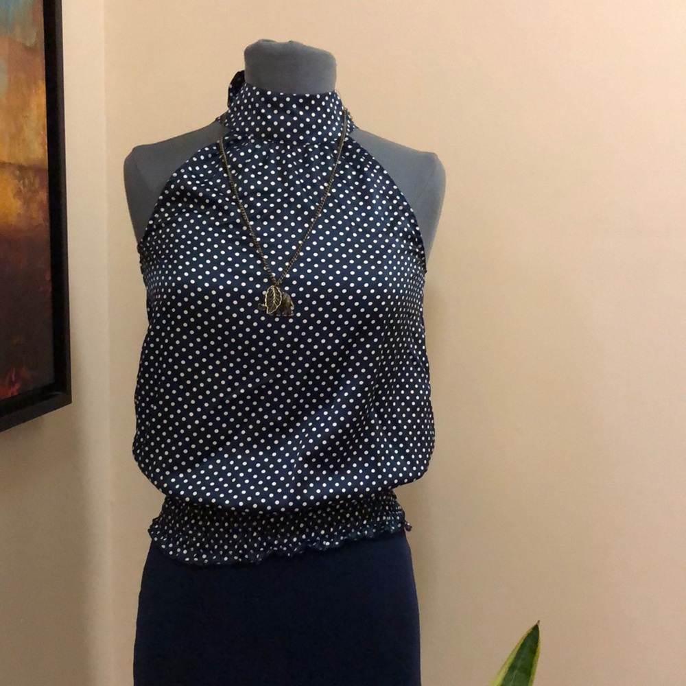 Cute Holter Polka Dots Top